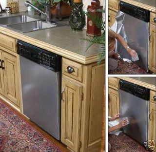 Newly listed Refinish Dishwasher Cover Wrap Overlay Brushed Stainless 