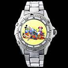 Mickey Minnie Donald Chip And Dale Map Earth Globe Mouse Metal Wrist 