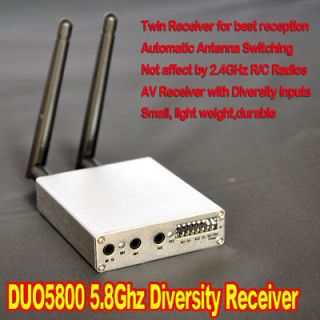   RX 5.8Ghz Diversity Receiver,wireless AV fpv diversity receiver