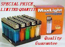 LOT OF 50 DISPOSABLE CIGARETTE LIGHTERS WHOLESALE PRICE