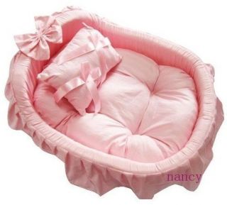 Princess Pink Pet Dog Cat Handmade Bed/House sofa S,M,L