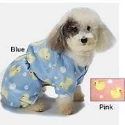 Paw Appeal Therapet Duckie Dog Pajamas PJs XS Blue
