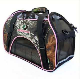 Bergan Pet Carrier Dog Cat Crate Bag Kennel Airplane Car Safe Mossy 