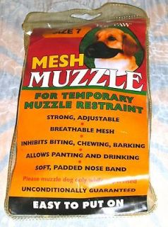 TOP PAW MESH MUZZLE SIZE 7 FOR 80   100 LBS. RETRIEVERS, GERMAN 
