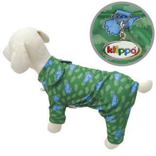 Dog Clothes Klippo Adorable Dinosaur Pajamas XS to XL Jumpsuit 