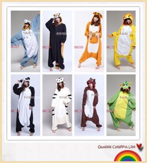 14*type pajamas/pyjamas/onesie/jumpsuit/costume,cosplay fox,owl,wolf 