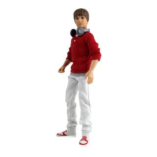 Justin Bieber Doll with Sculpted Hair   Concert S   Red Henley / White 