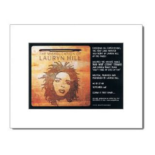 LAURYN HILL   The Miseducation of   Matted Mini Poster