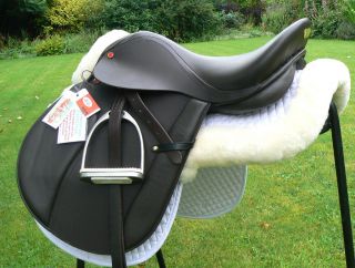  SELLER German Beauty ALL LEATHER adjustable GENERAL PURPOSE saddle