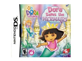 Dora the Explorer Dora Saves the Mermaids Nintendo DS Game Take2 