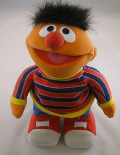 Sesame Street Fisher Price TMX Tickle Me Ernie Doll Working Laughs 