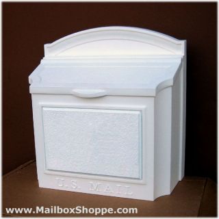 Whitehall Wall Mount Mailbox   Cast Aluminum Mail Box