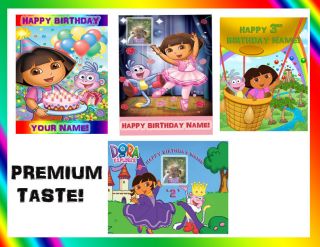DORA THE EXPLORER Edible Cake topper Icing Image Picture birthday 