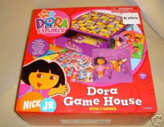 NEW DORA GAME HOUSE 8 GAMES GREAT CHRISTMAS GIFT 4+