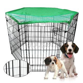 24 Black Exercise Pen Fence Dog Crate Cat Cage Kennel