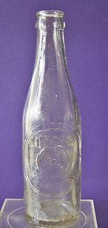 Vintage Embossed Dr. Pepper Soda Bottle Winston Salem N.C. 10 2 4 1934