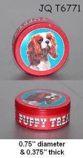 DOG TREATS TIN CAN Dollhouse Miniature Pet Supply 1/12 Scale Food 