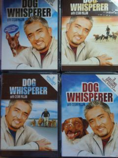 New Sealed DOG WHISPERER with Cesar Millan 4 DVDs with a total 16 