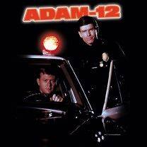 NEW Adult Licensed NBC Police Drama TV Series ADAM 12 Retro Black T 