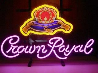 15x11 Crown Royal Logo Beer Bar Pub Store Display Light Neon Sign 