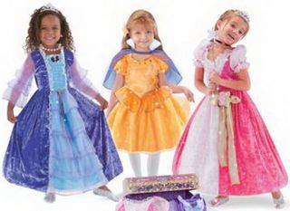 New 3 Costume Princess Dress Up Set + Toy Jewelry Outfit Accessories 