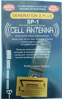 pc LOT Generation X Plus SP 1 Cell Phone Antenna Booster Motorola 