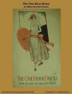 1920s One Hour Dress Book   Sewing w/o Pattern   Womans Institute on 