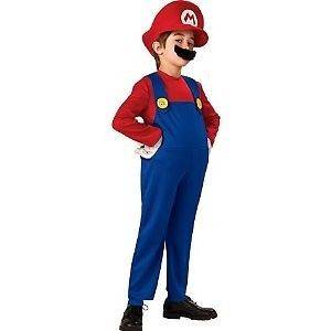 Nintendo Super Mario Bros. Costume Dress Up * Mario * Kids 8 10 Medium 
