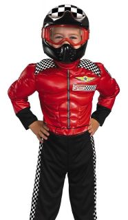Boys Turbo Racer Racecar Driver Kids Halloween Costume