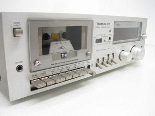 Technics M33 Stereo Cassette Player Recorder Silver Face Vintage Audio