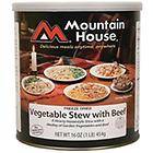 Cans Mountain House Freeze Dried Food VEGETABLE STEW W/BEEF in# 10 