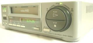 PLAY Hi8 Video8 Video 8 8mm Tapes w/ Sony EVO 550H Player Recorder VCR 
