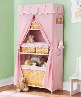Nursery~Layette Furniture~Storage Cabinet/Dresser~Pink or Sage~Baskets 