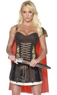Sexy Roman Gladiator Warrior Princess Fancy Dress Halloween Costume