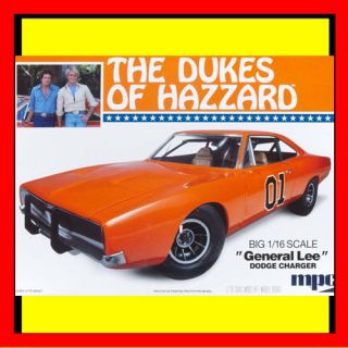 MPC DUKES OF HAZZARD DODGE CHARGER General Lee 1/16 Scale Model Car 