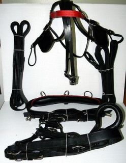 New Mini/Miniature Horse Leather Driving Harness Complete Buggy 