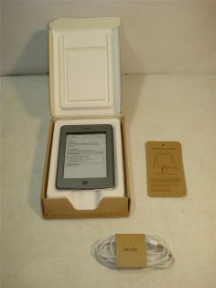 Kindle Touch 6 eBook Reader 4GB Wi Fi w/ Original Box USB Cable 
