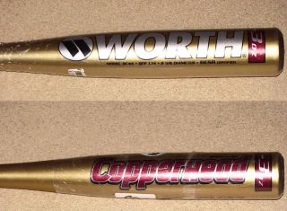 33/30 WORTH CU31 Copperhead  3 Baseball Bat #BC4A Older Model *NEW in 