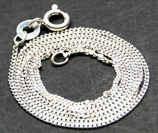   18 INCREDIABLE CHAIN PURE 925 STERLING SILVER LOVELY JEWELRY