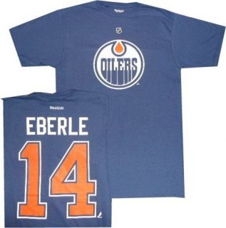 Edmonton Oilers Jordan Eberle Name and Number Royal Blue T Shirt