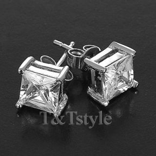 cubic zirconia earrings in Mens Jewelry