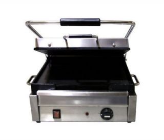 Stainless 15in Commercial Electric Sandwich Grill NEW