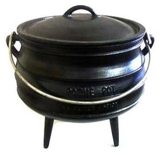   iron Cauldron Potjie pot Size 3 Dutch oven Survival Cookware WICCA
