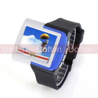   LCD  MP4 Wrist Watch Video Player FM Voice Record AVI TXT JPEG