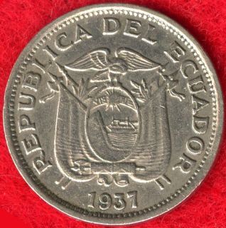 ECUADOR   5 CENTAVOS   1937 HF