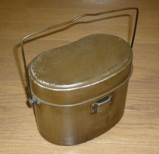 Japanese Camping Pot Rice Cooker Soldier designed Vintage Outdoor Oven 