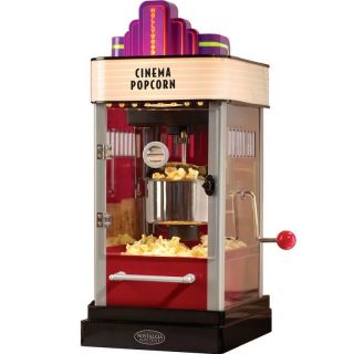 Mini Kettle Popper Popcorn Machine ~ Home Movie Theater Style Corn 