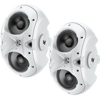 EV Electro Voice EVID 6.2W Wall Mounted Speakers White 6.2 Pair (2 
