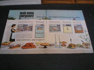 1964 Frigidaire Wall Built In Oven 2pg Ad