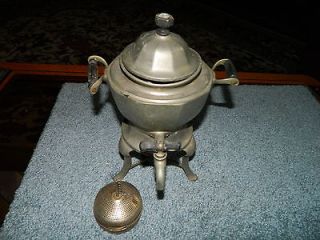   FOOTED ELECTRIC COFFEE POT LANDERS FRARY CLARK URN PERCOLATOR MAKER